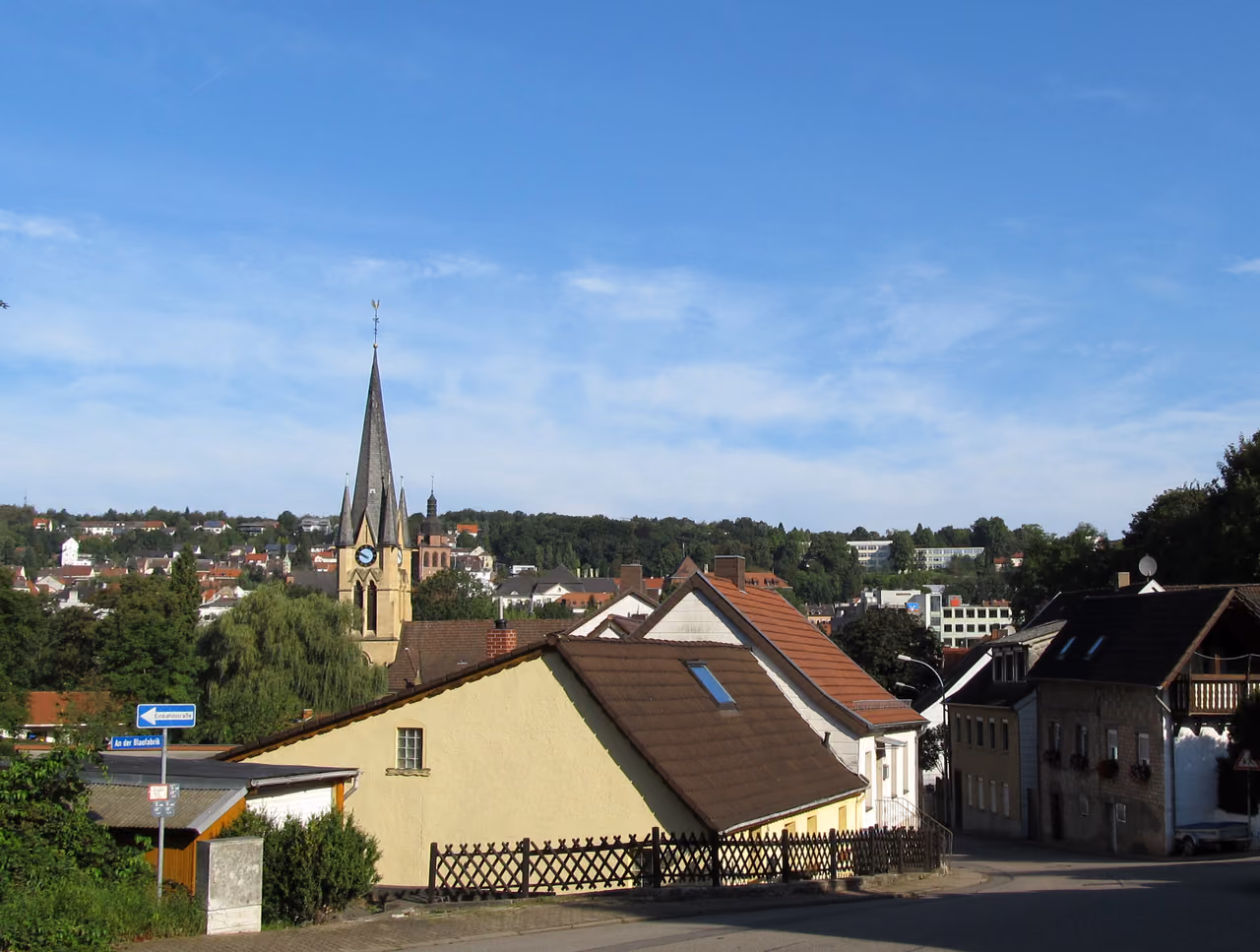 Stadtansicht von Sulzbach/Saar