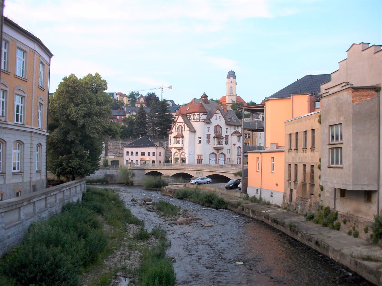 Stadtansicht von Aue-Bad Schlema