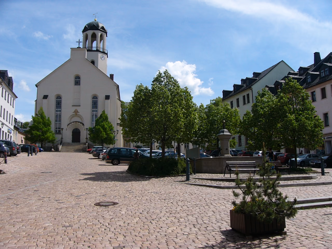 Stadtansicht von Auerbach