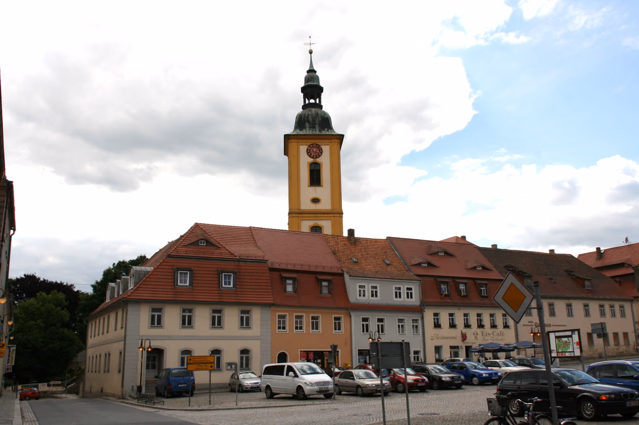 Stadtansicht von Bernstadt a. d. Eigen