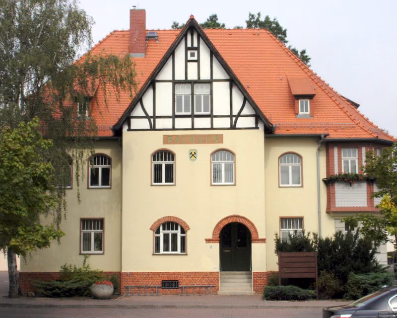 Stadtansicht von Böhlen