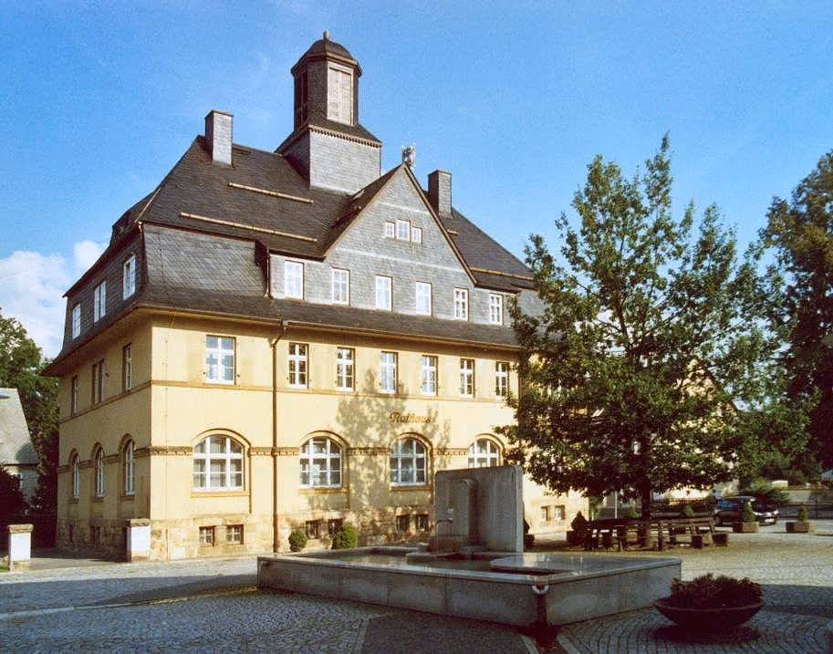 Stadtansicht von Burkhardtsdorf