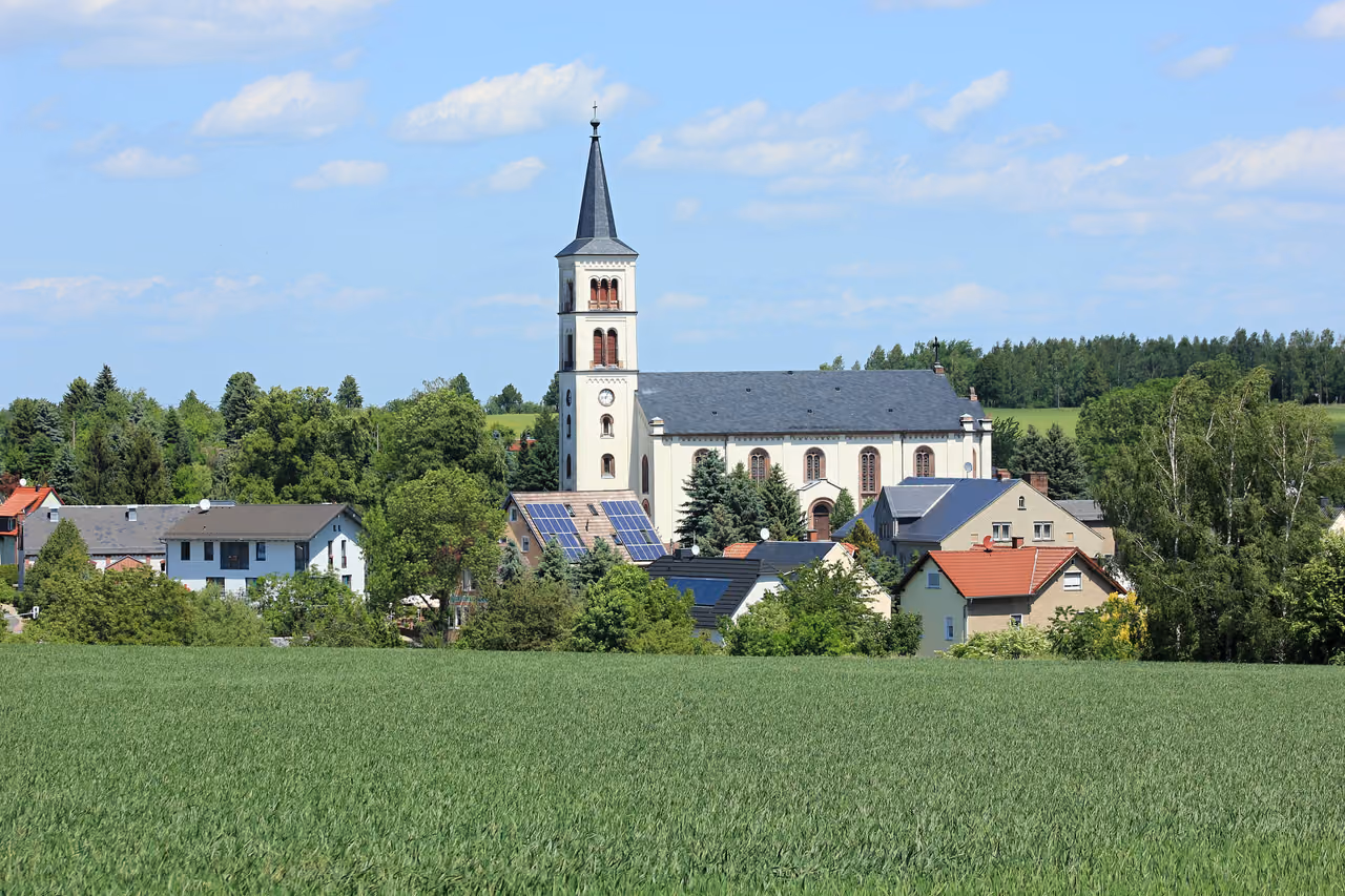 Stadtansicht von Callenberg