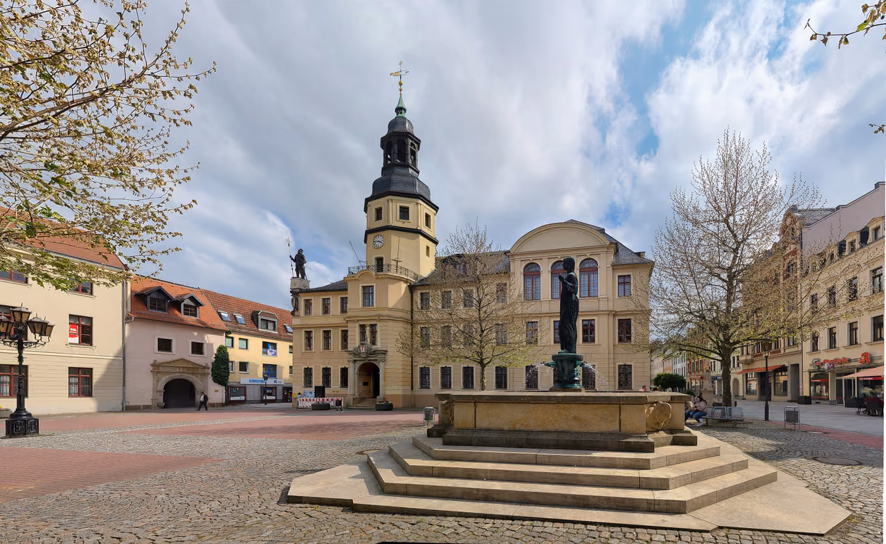 Stadtansicht von Crimmitschau