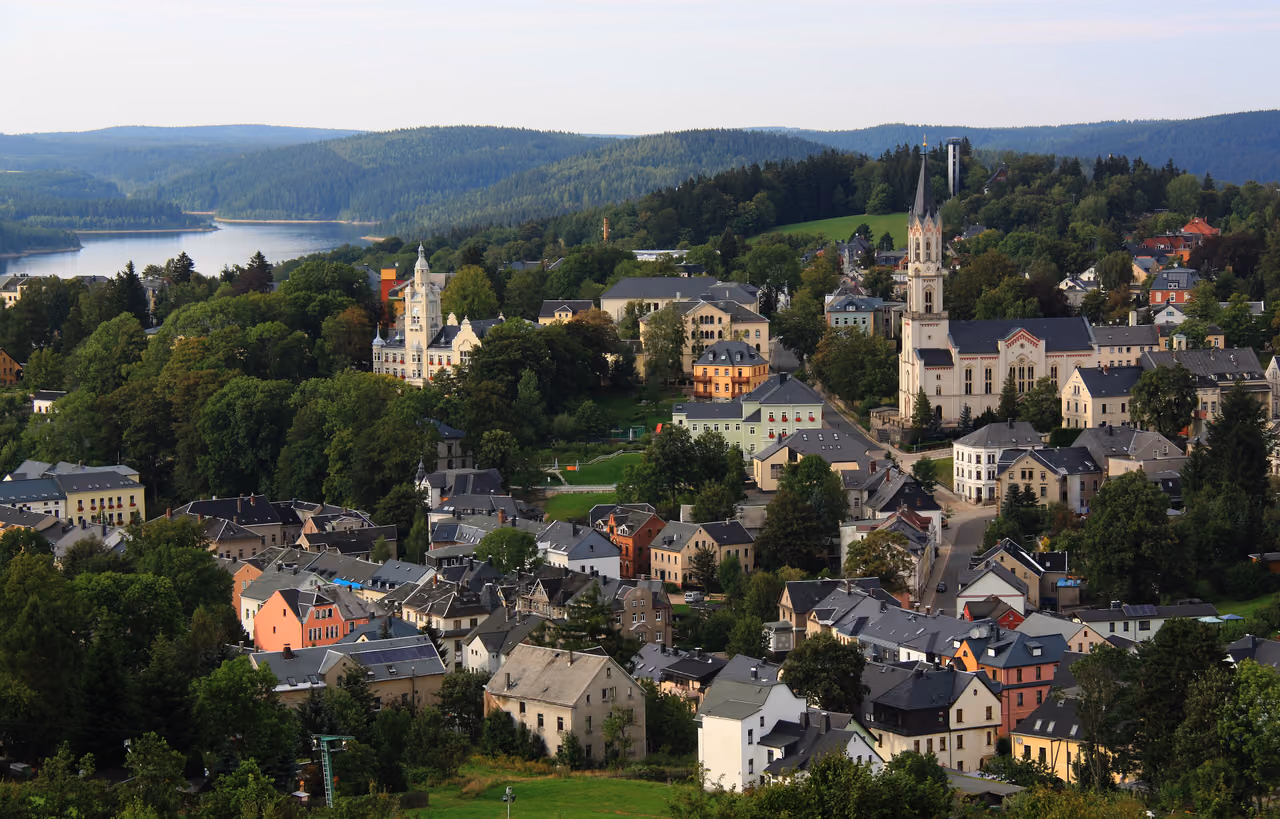 Stadtansicht von Eibenstock
