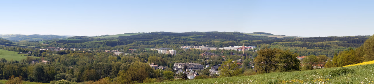 Stadtansicht von Flöha