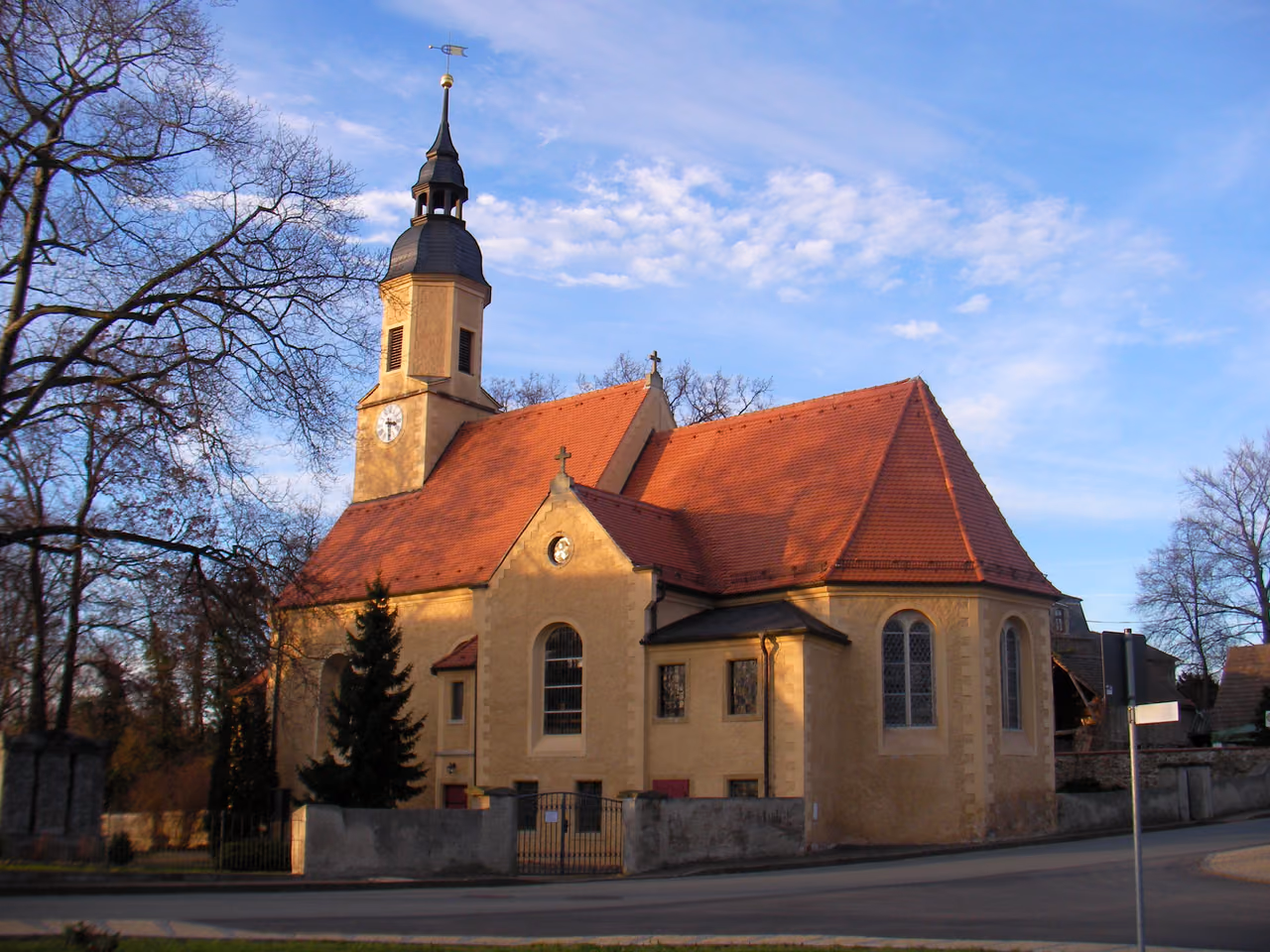 Stadtansicht von Glaubitz
