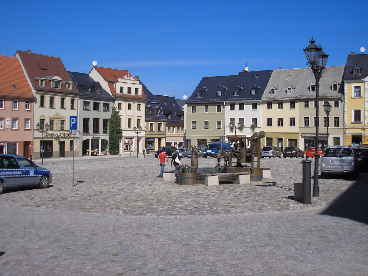 Stadtansicht von Glauchau