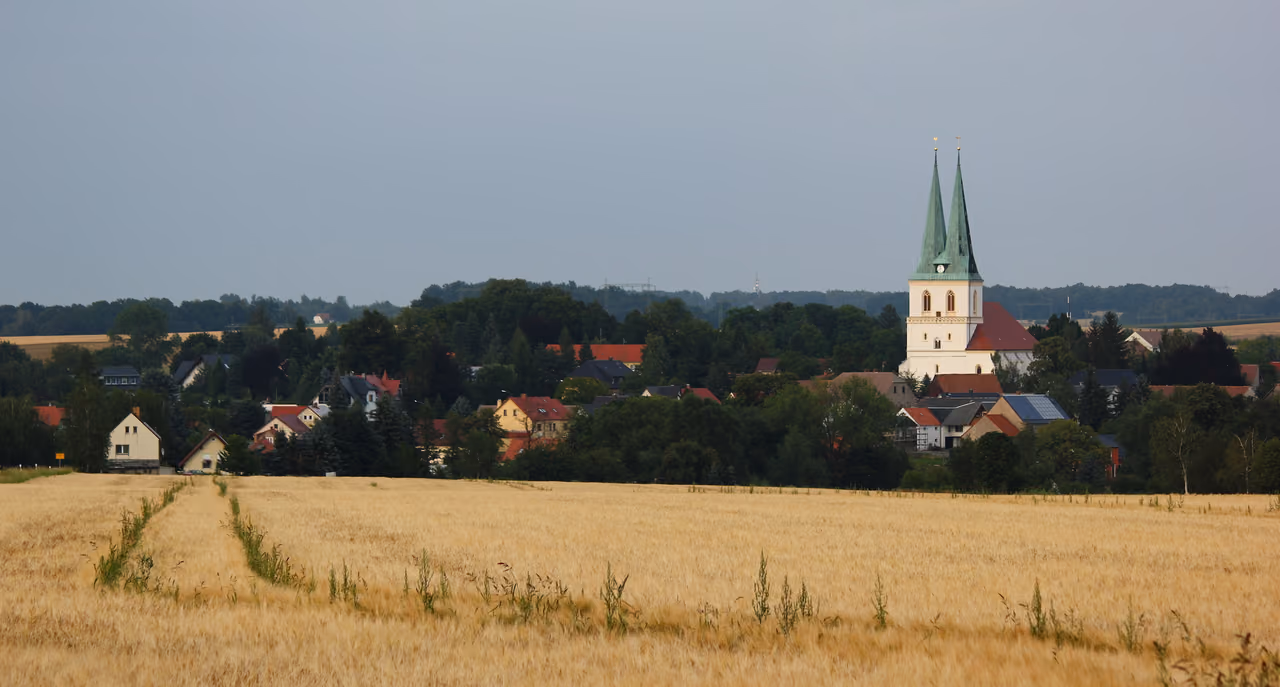 Stadtansicht von Göda