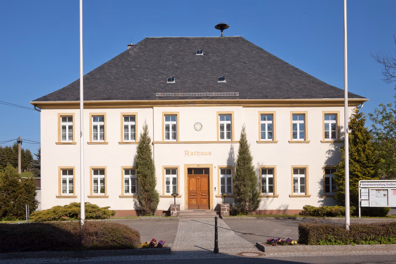 Stadtansicht von Großhartmannsdorf