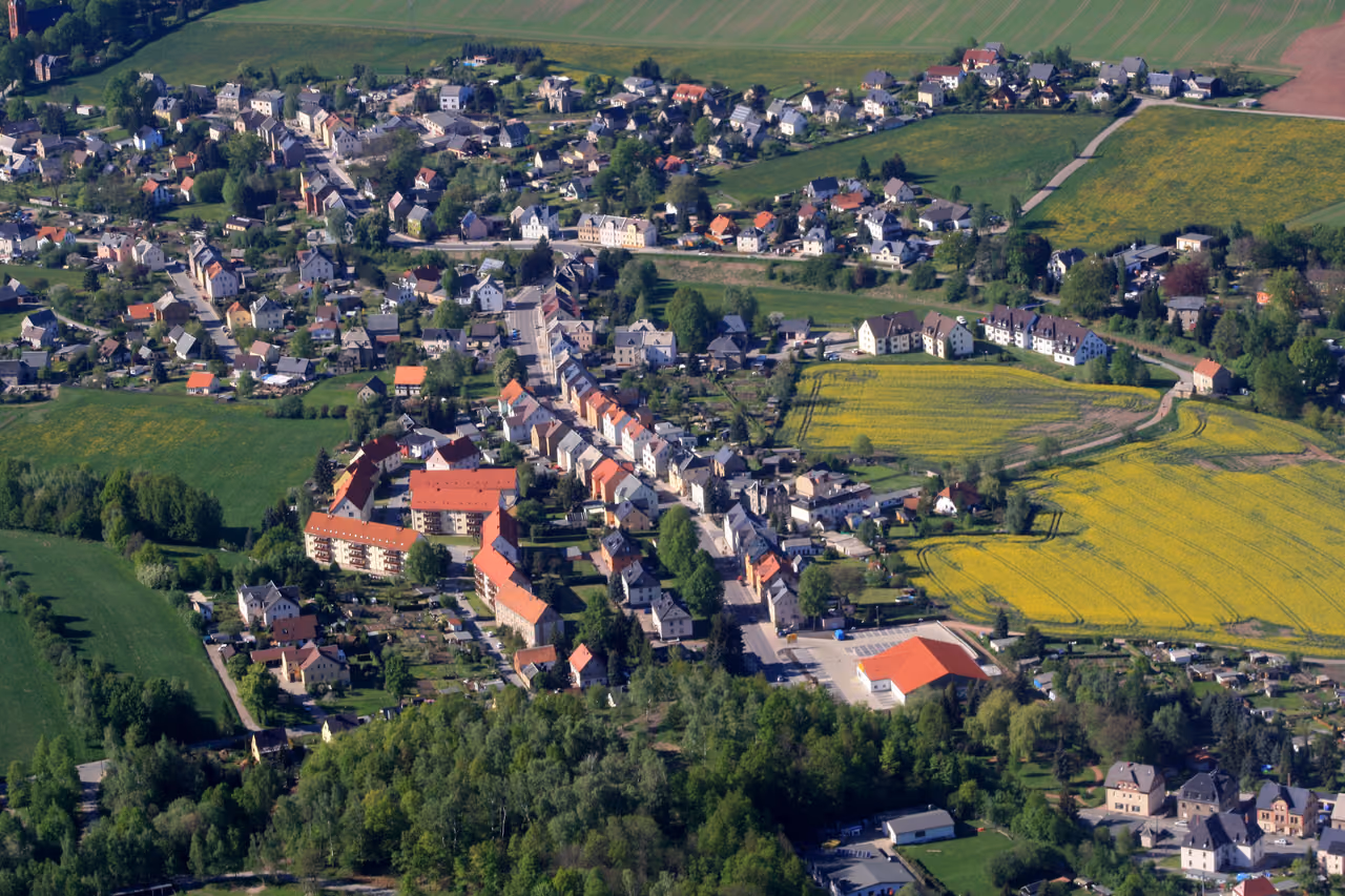 Stadtansicht von Hohndorf