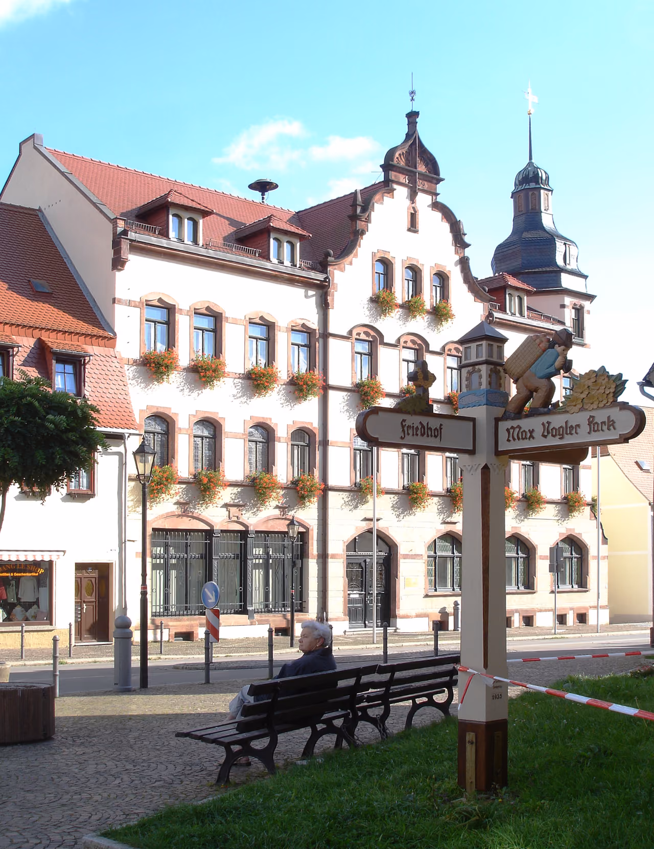 Stadtansicht von Lunzenau