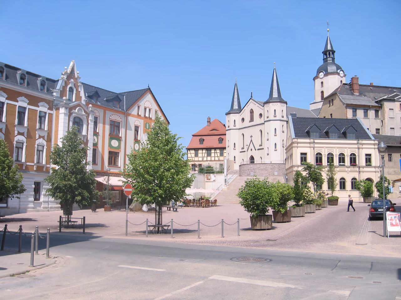 Stadtansicht von Meerane
