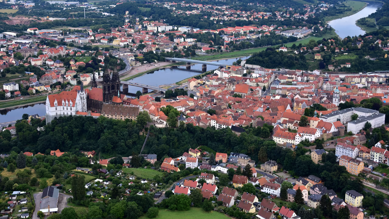 Stadtansicht von Meißen