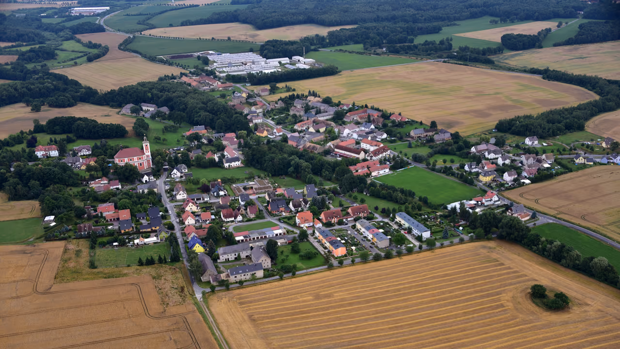 Stadtansicht von Nebelschütz