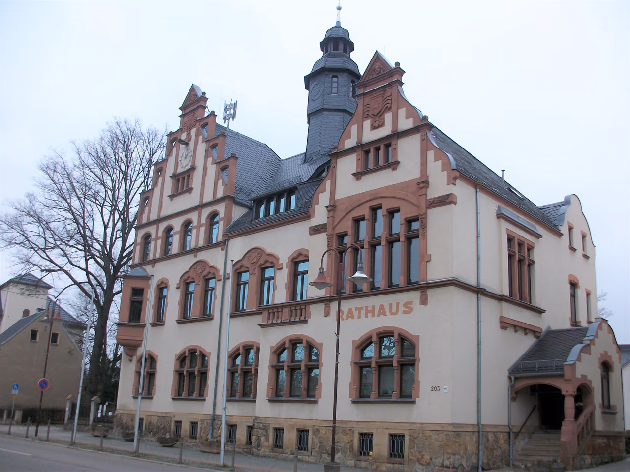 Stadtansicht von Oberlungwitz