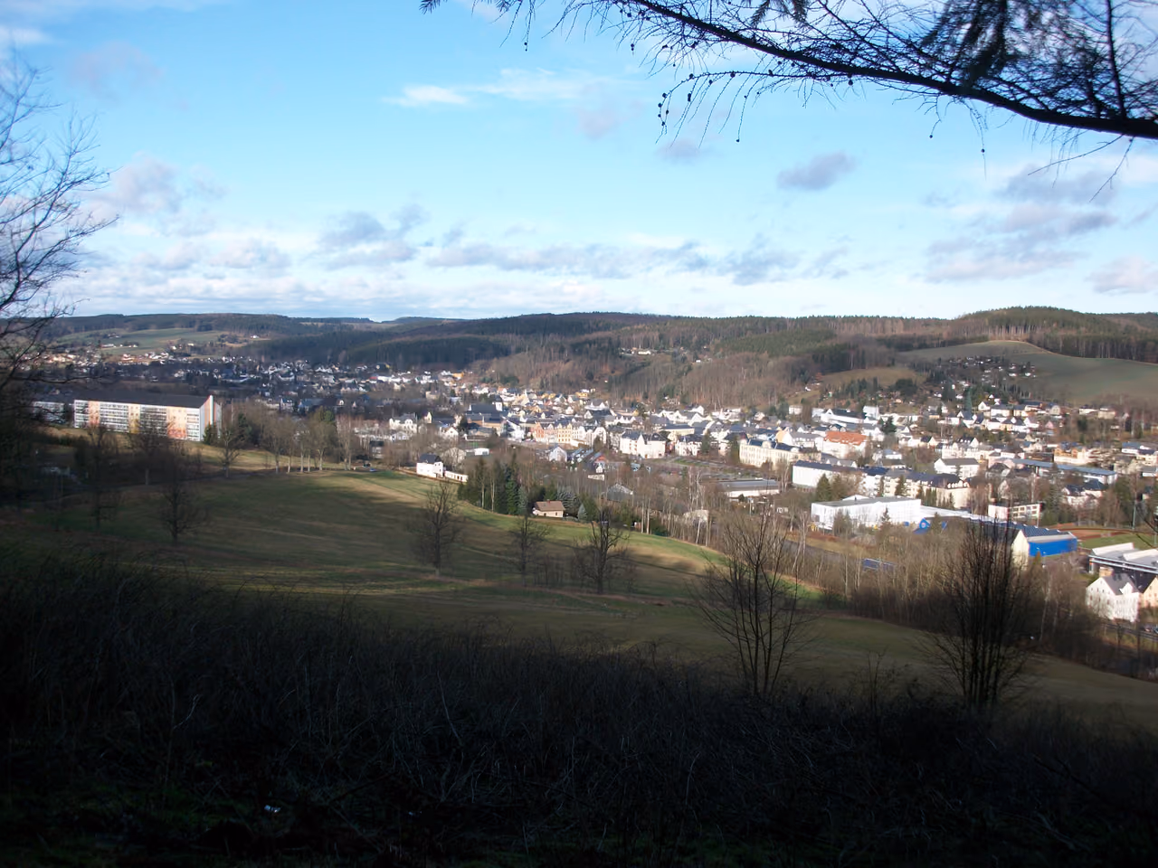 Stadtansicht von Olbernhau