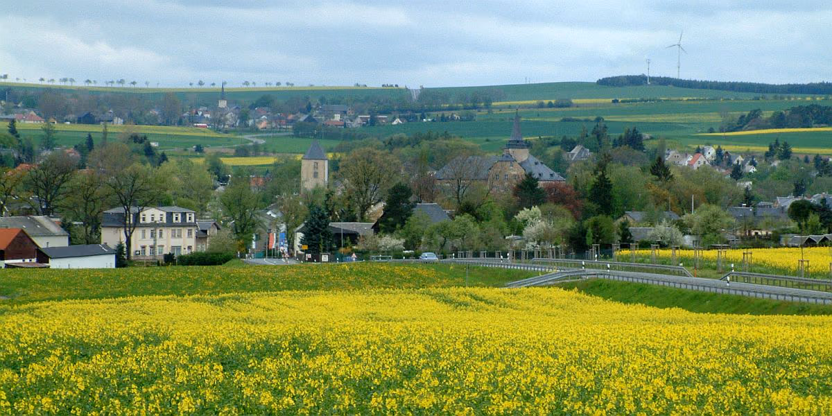 Stadtansicht von Pausa-Mühltroff
