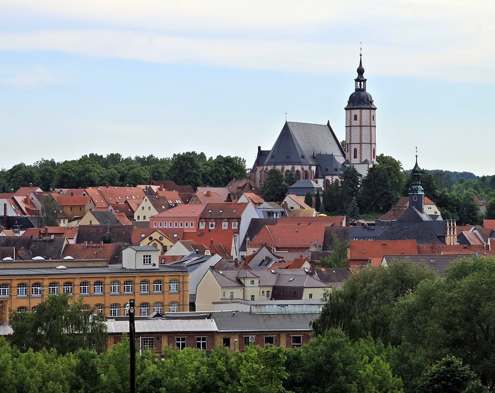 Stadtansicht von Penig