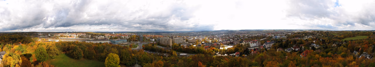 Stadtansicht von Plauen