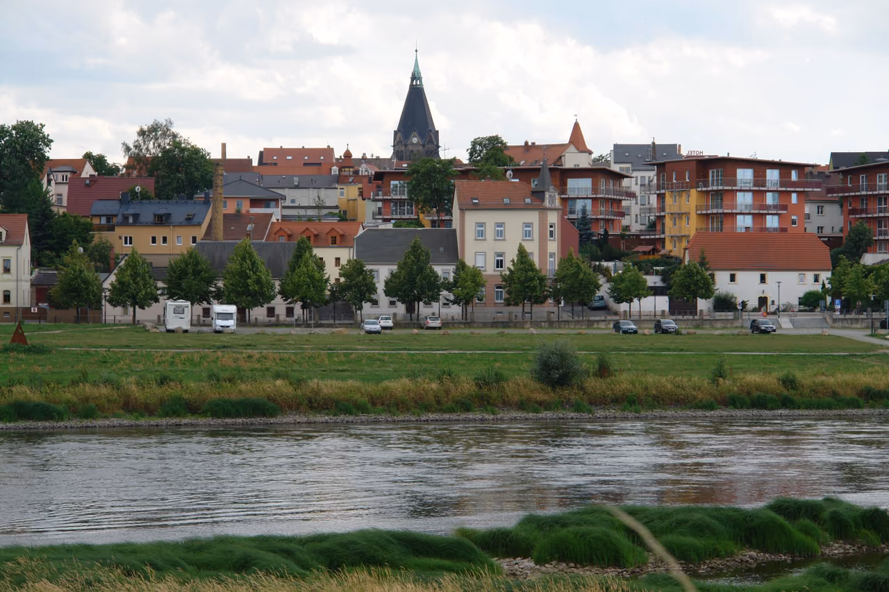 Stadtansicht von Riesa
