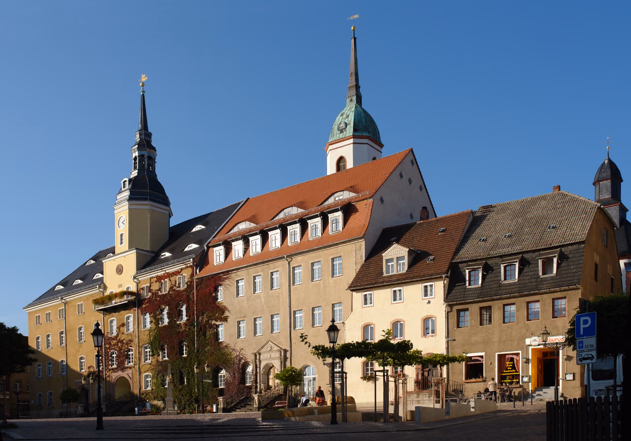 Stadtansicht von Roßwein