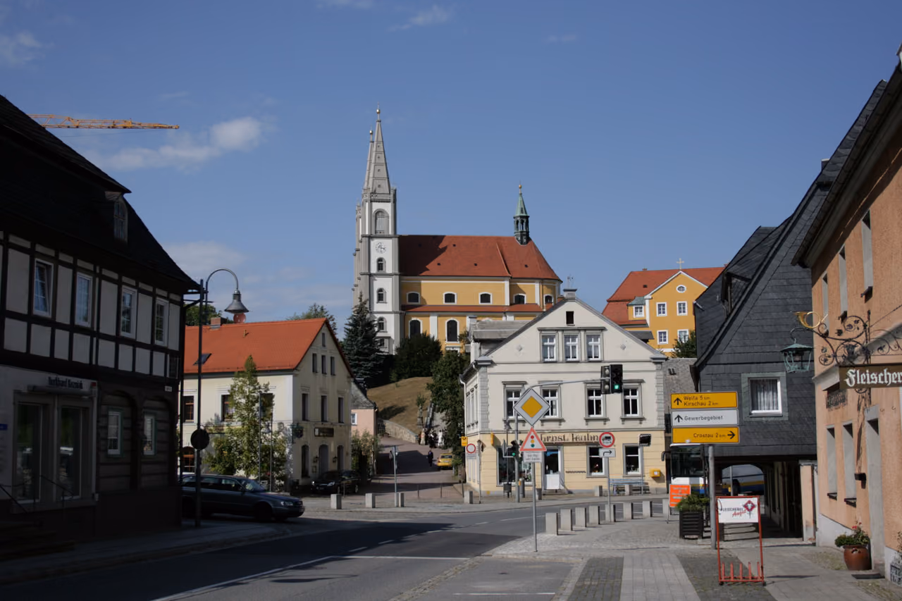 Stadtansicht von Schirgiswalde-Kirschau