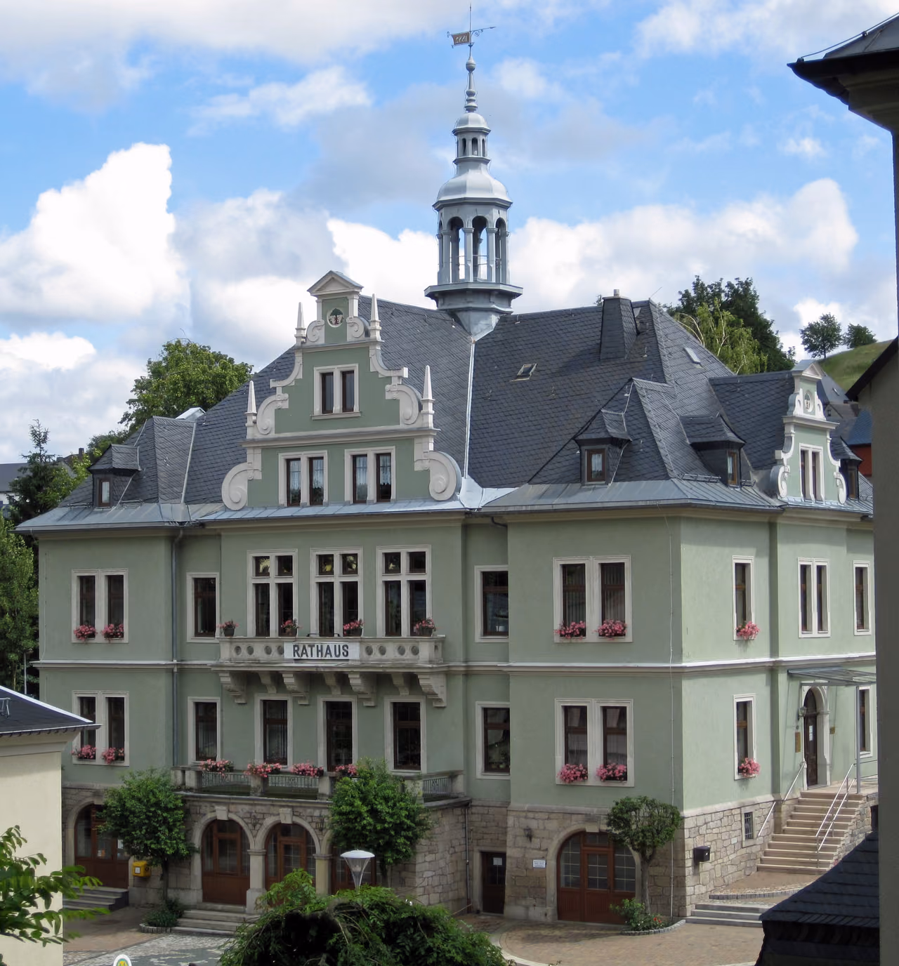 Stadtansicht von Schönheide