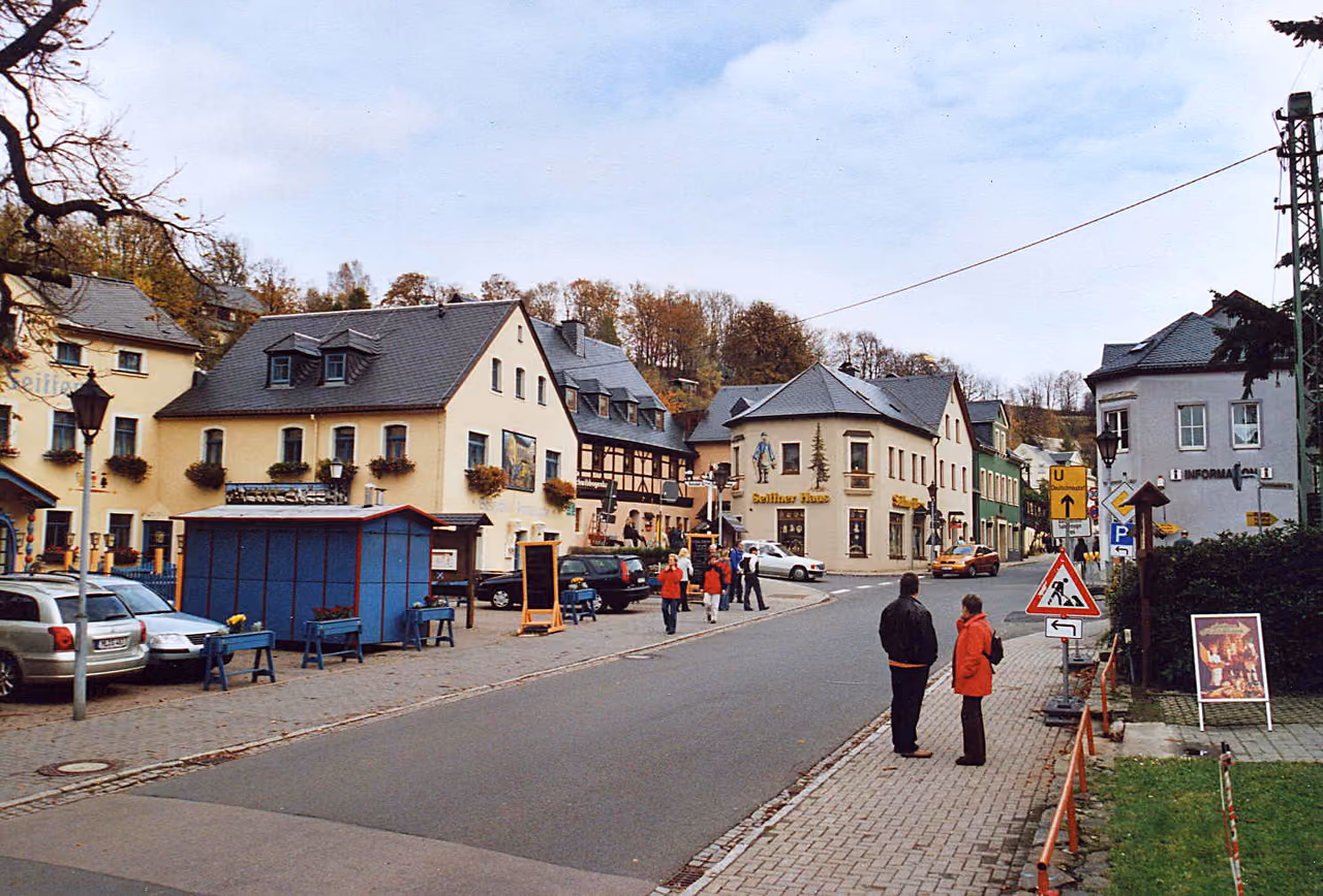 Stadtansicht von Seiffen/Erzgeb., Kurort