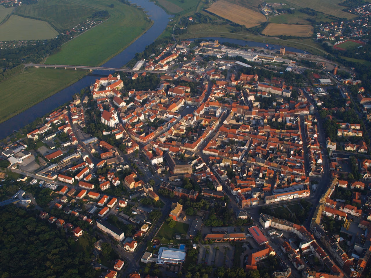 Stadtansicht von Torgau