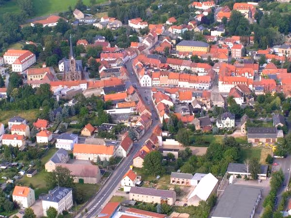Stadtansicht von Wilsdruff