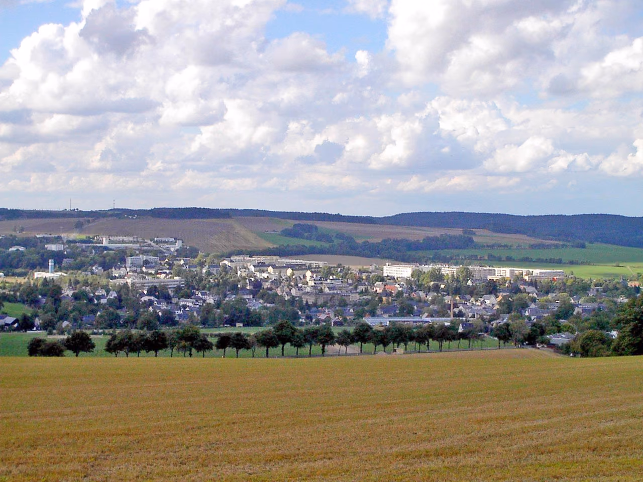 Stadtansicht von Zwönitz