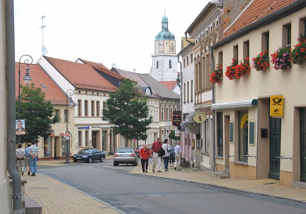 Stadtansicht von Bad Schmiedeberg