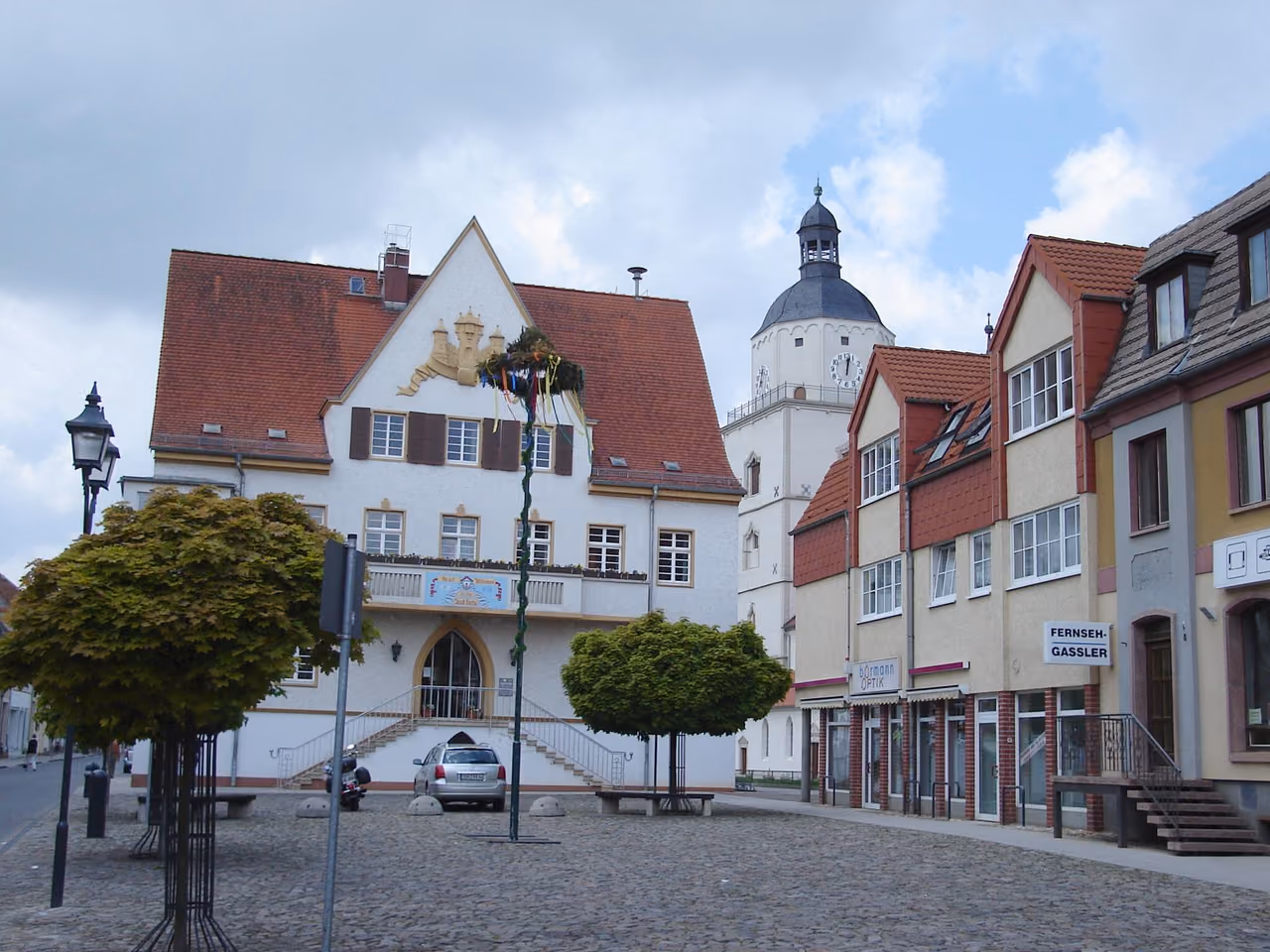 Stadtansicht von Barby