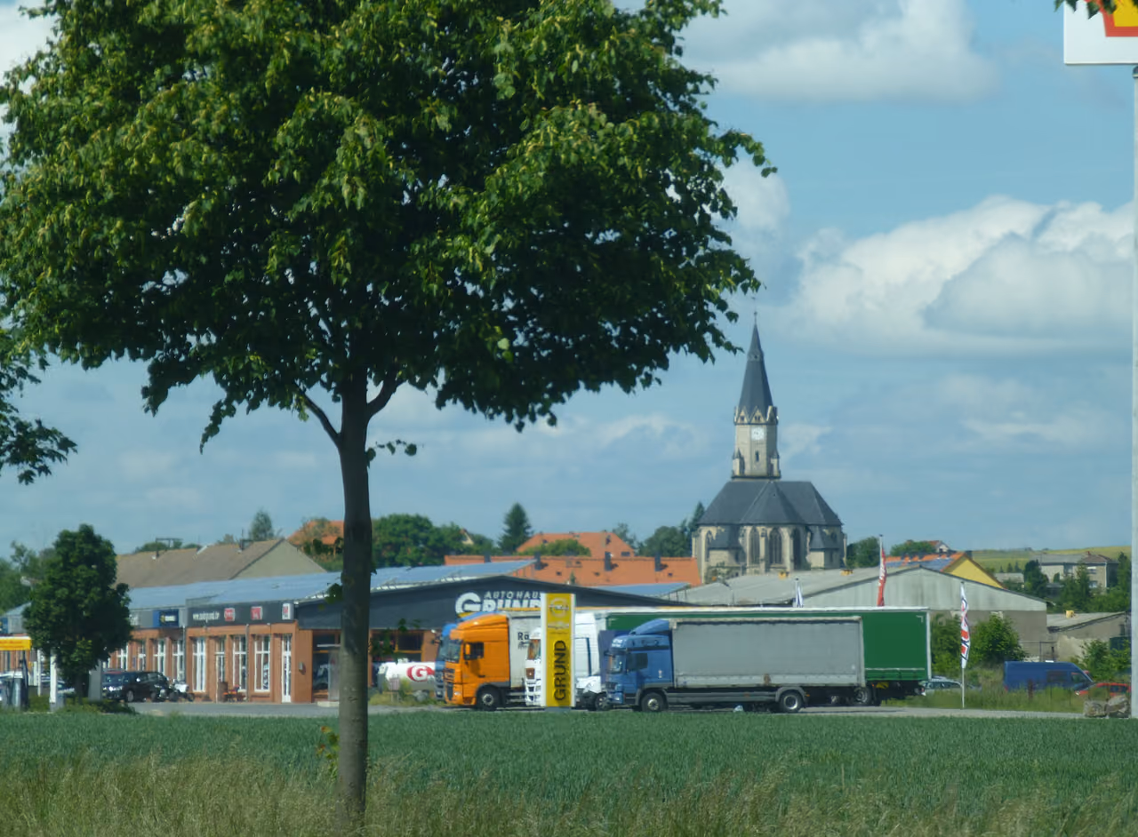 Stadtansicht von Berga