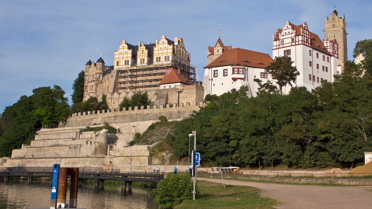 Stadtansicht von Bernburg