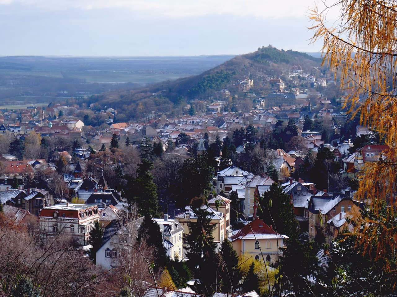 Stadtansicht von Blankenburg (Harz)