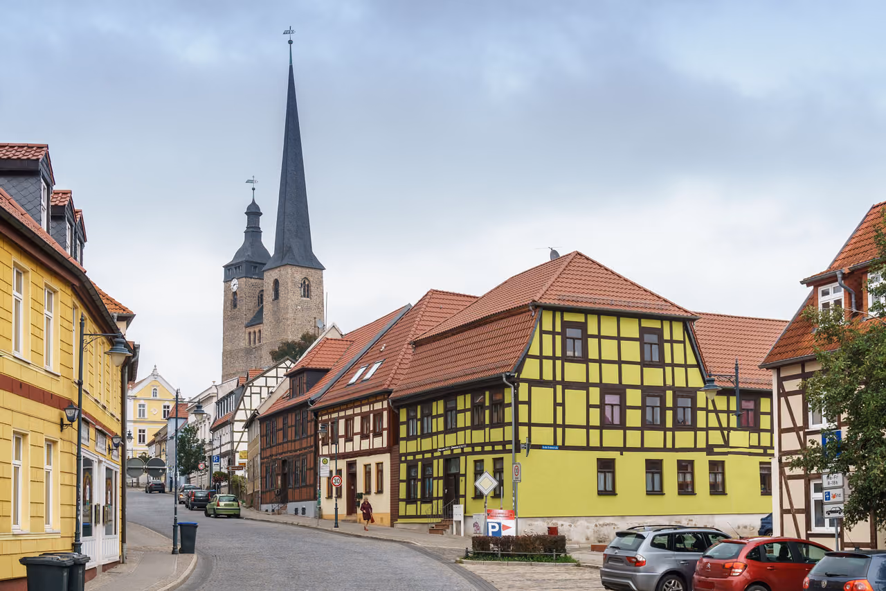 Stadtansicht von Burg