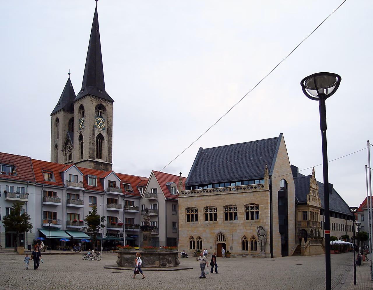 Stadtansicht von Halberstadt