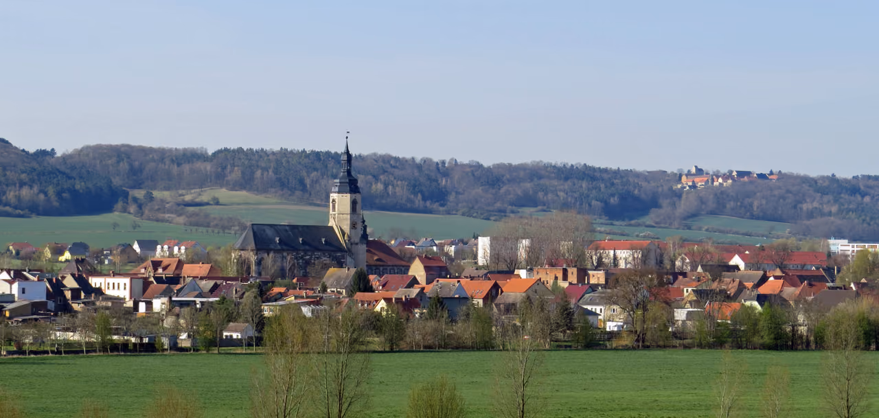 Stadtansicht von Laucha an der Unstrut