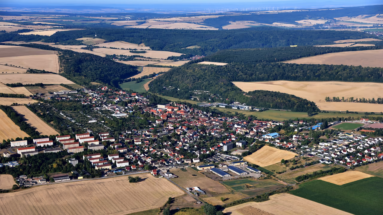 Stadtansicht von Nebra (Unstrut)