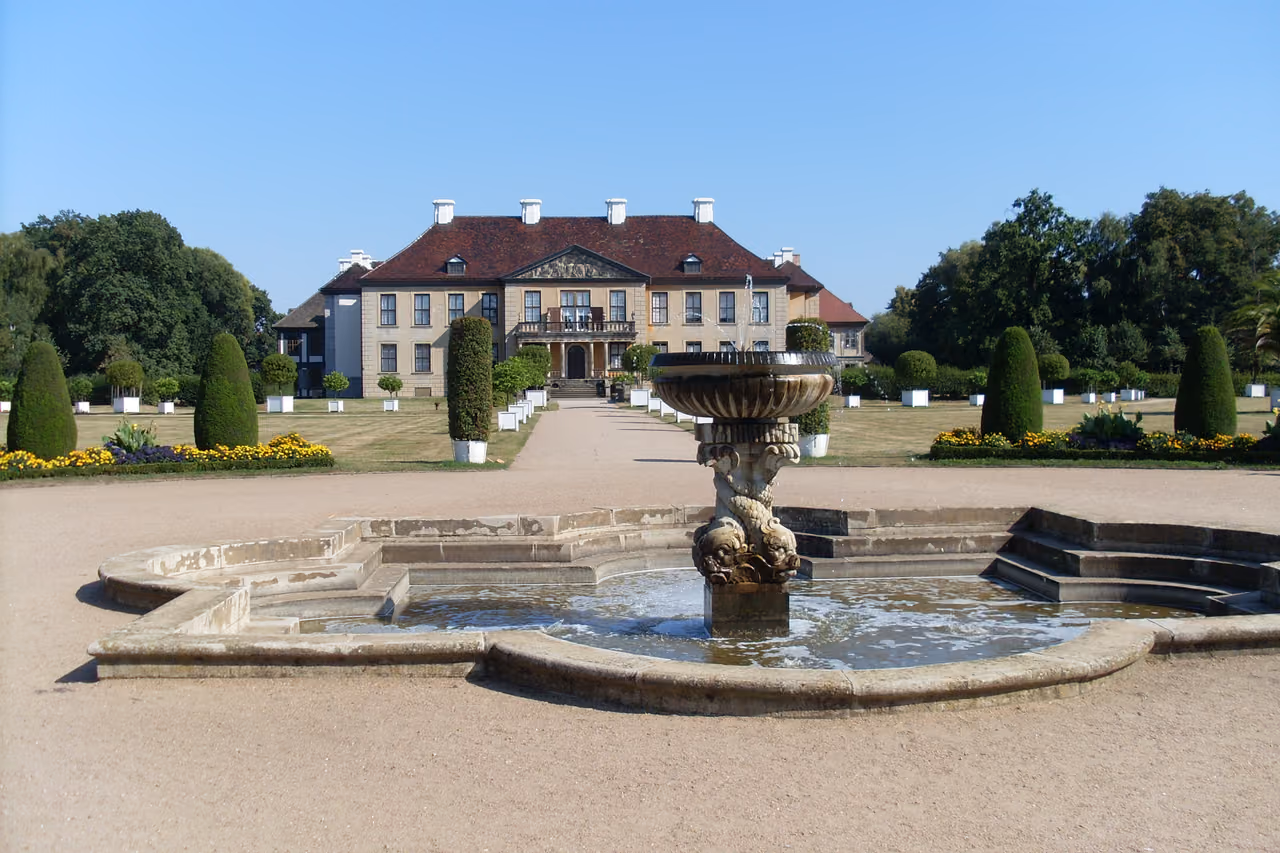 Stadtansicht von Oranienbaum-Wörlitz