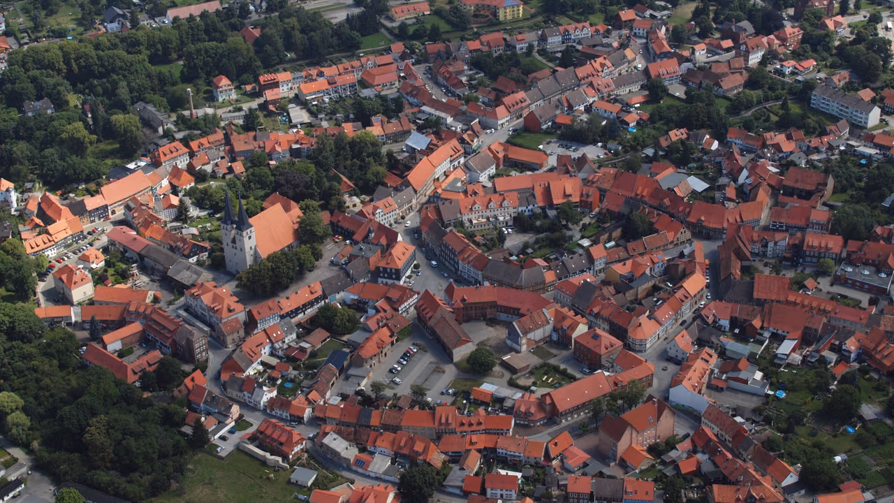Stadtansicht von Osterwieck