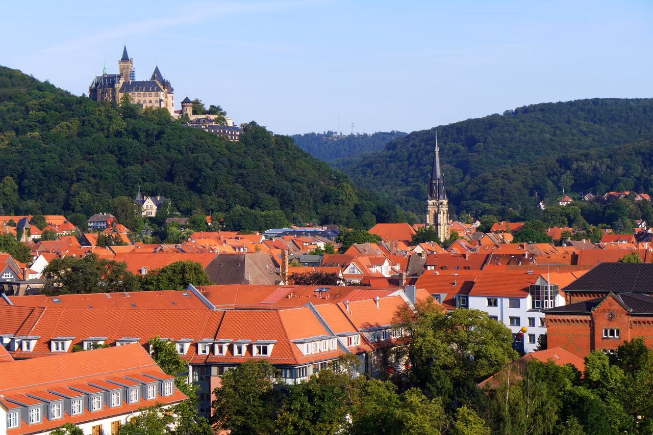 Stadtansicht von Wernigerode