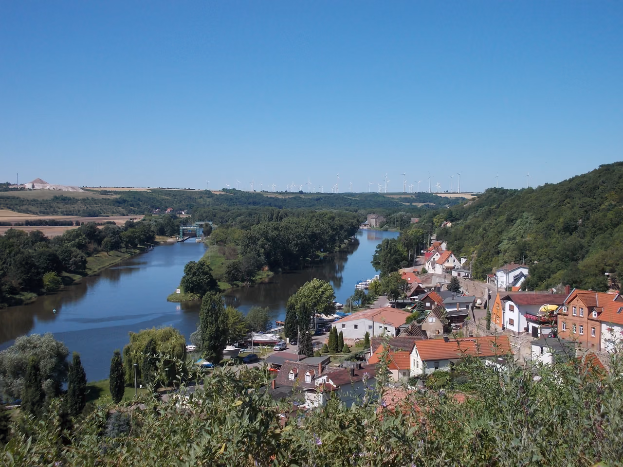 Stadtansicht von Wettin-Löbejün