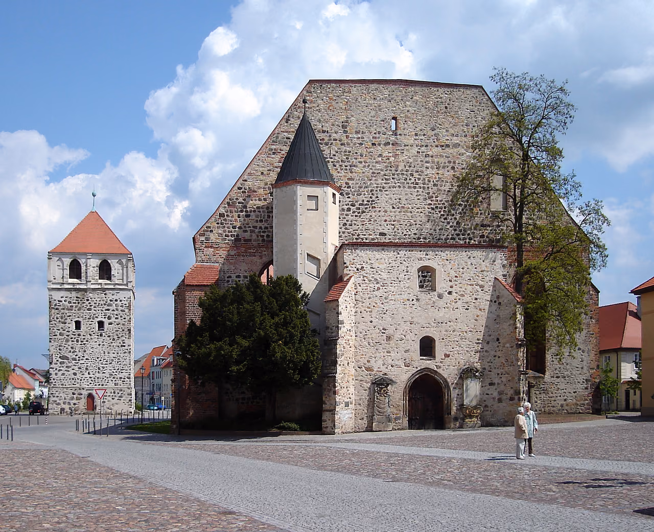 Stadtansicht von Zerbst / Anhalt