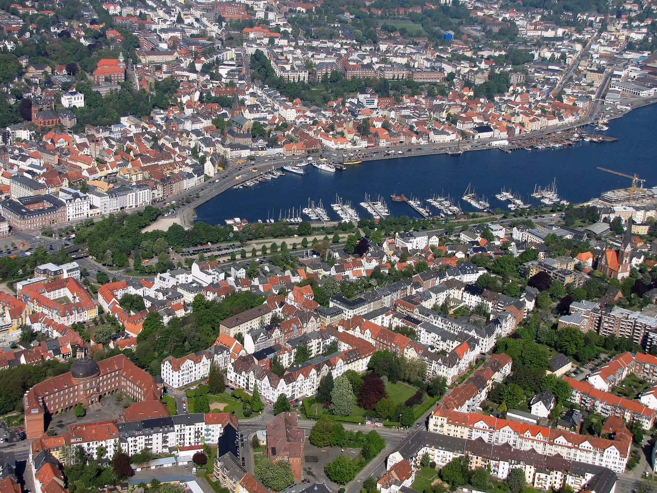 Stadtansicht von Flensburg
