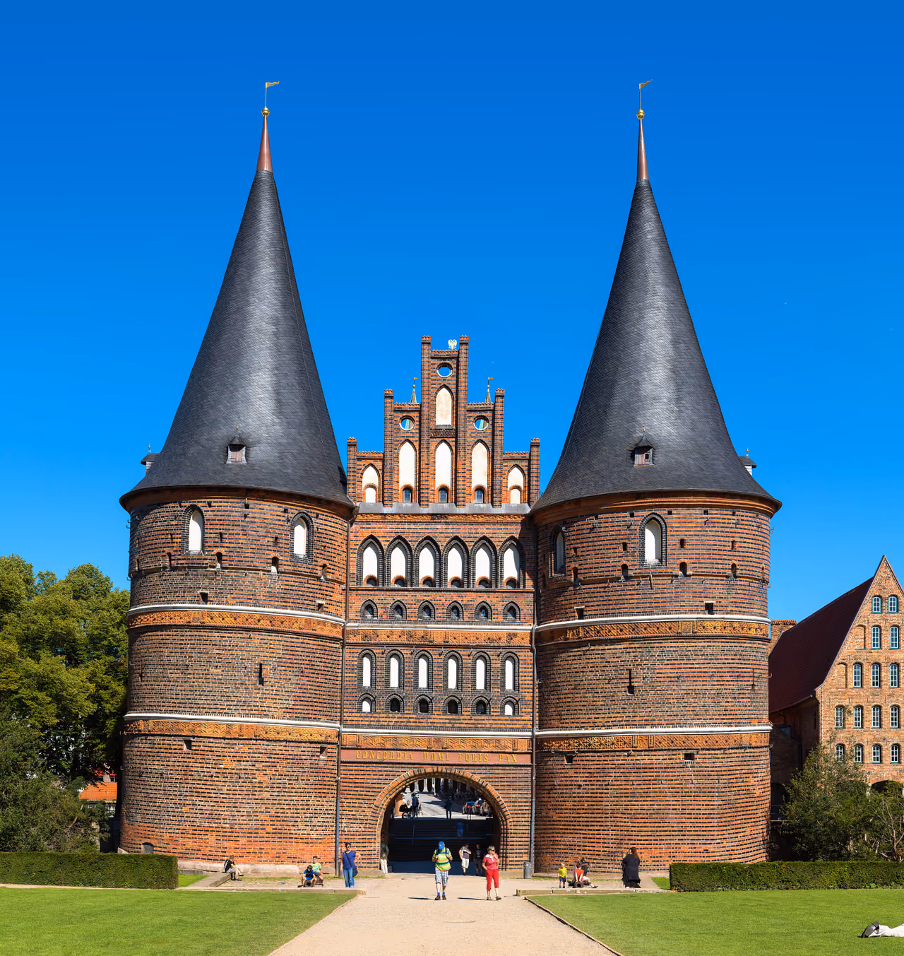 Stadtansicht von Lübeck