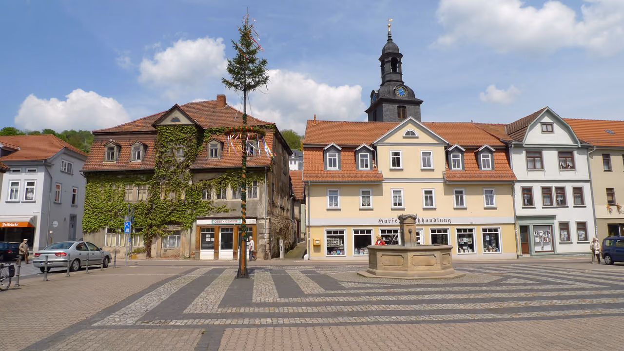 Stadtansicht von Bad Blankenburg