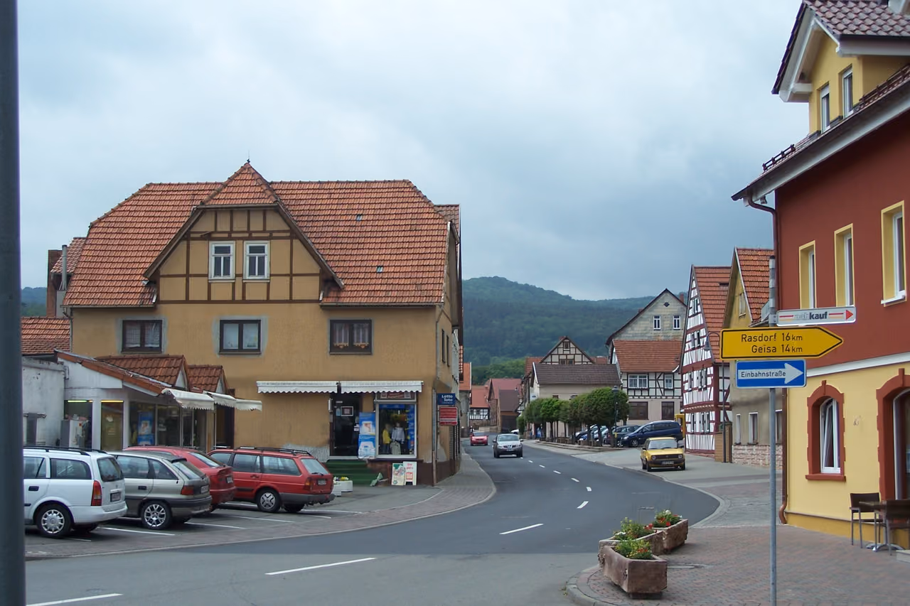 Stadtansicht von Dermbach